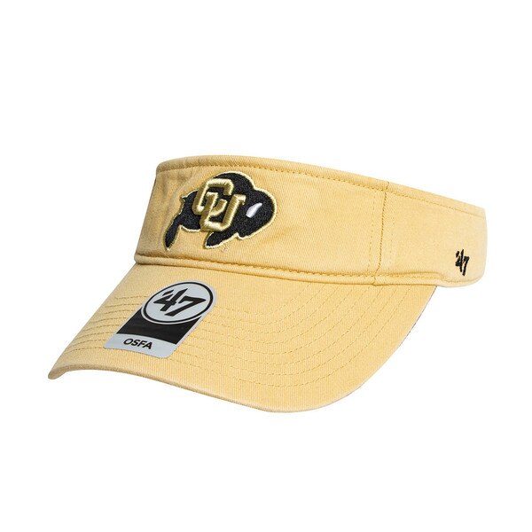 A Vegas Gold visor with an embroidered C-U Buffalo logo.